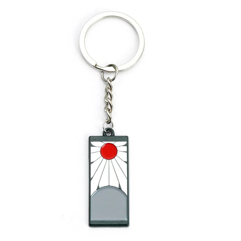 Demon Slayer Tanjiro Necklace Pendant Charms With Earrings Kimetsu No Yaiba Anime Hanafuda Cosplay Jewelry Sets