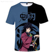 Demon Slayer Anime Men’s T-Shirt – Summer Harajuku Oversized Cartoon Tee (Tanjiro, Zenitsu, Giyu & Urokodaki Design)