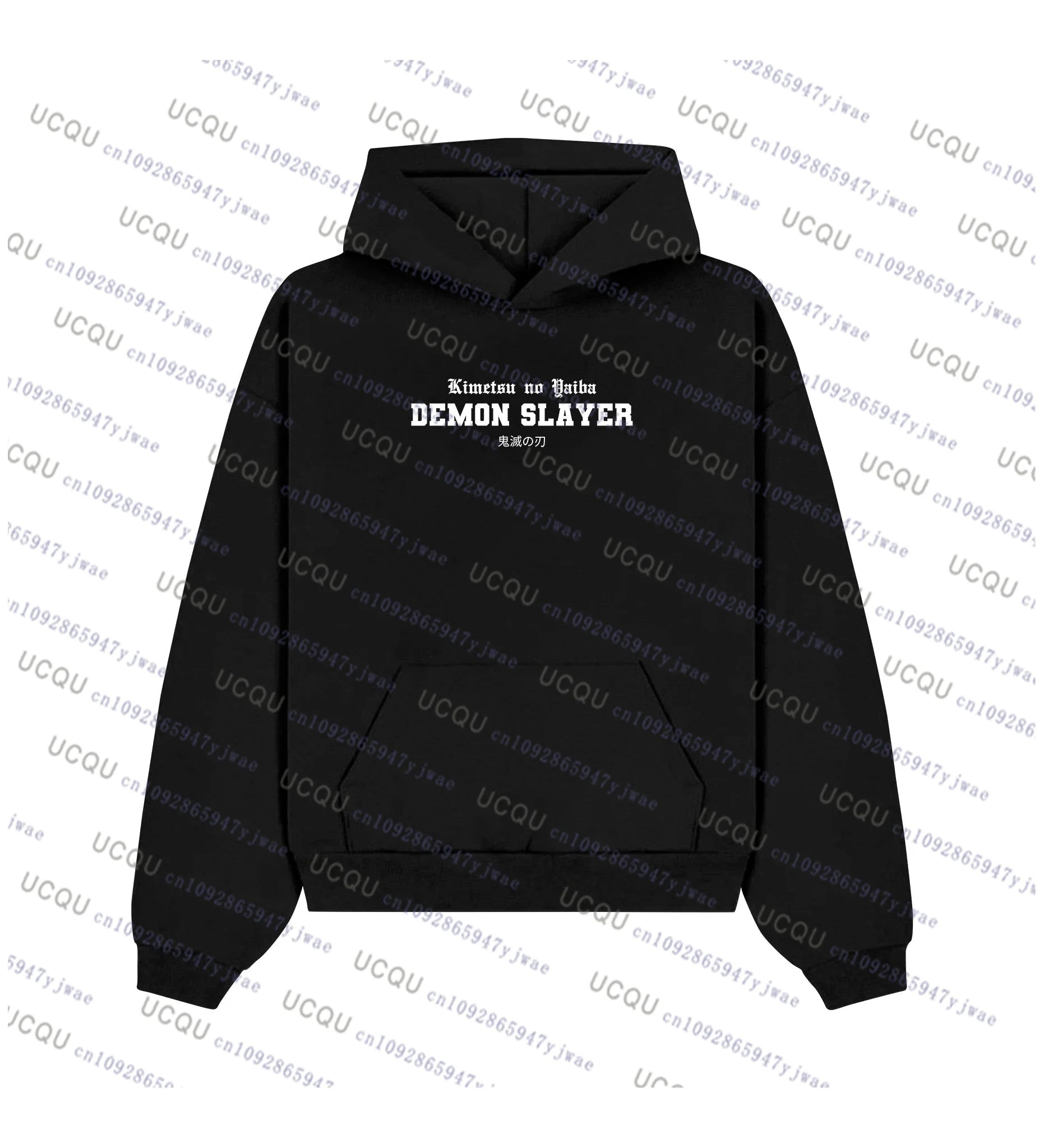 Demon Slayer Anime Hoodie – Unisex Cotton Pullover Sweatshirt (Streetwear Collection)