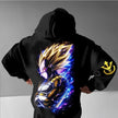 Dragon Ball Z Vegeta Super Saiyan Hoodie – Official Bandai Anime Streetwear Pullover 2025