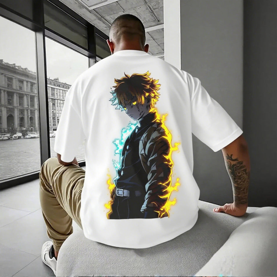 Zenitsu Thunder Breathing T-Shirt – Demon Slayer Anime