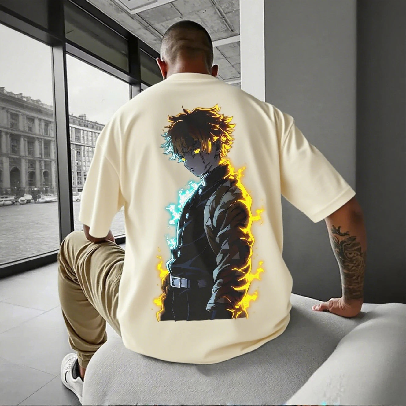 Zenitsu Thunder Breathing T-Shirt – Demon Slayer Anime