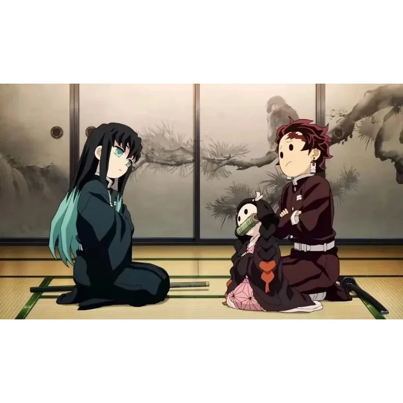 Demon Slayer 25cm Metal Katana Swords Toy Tanjirou Anime -Ghost Killer Cosplay Prop Weapon Cosplay Props Collection Home Decor