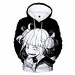 High Street Anime Himiko Toga 3D Printed Hoodie Sweatshirts Men Women Fashion Casual Pullover My Hero Academia Harajuku Hoodies