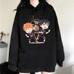 New Anime Hinata Shoyo Tobio Kageyama Cartoon Hoodies Women Girl Long Sleeve Sweatshirt Female Casual Loose Hoodies