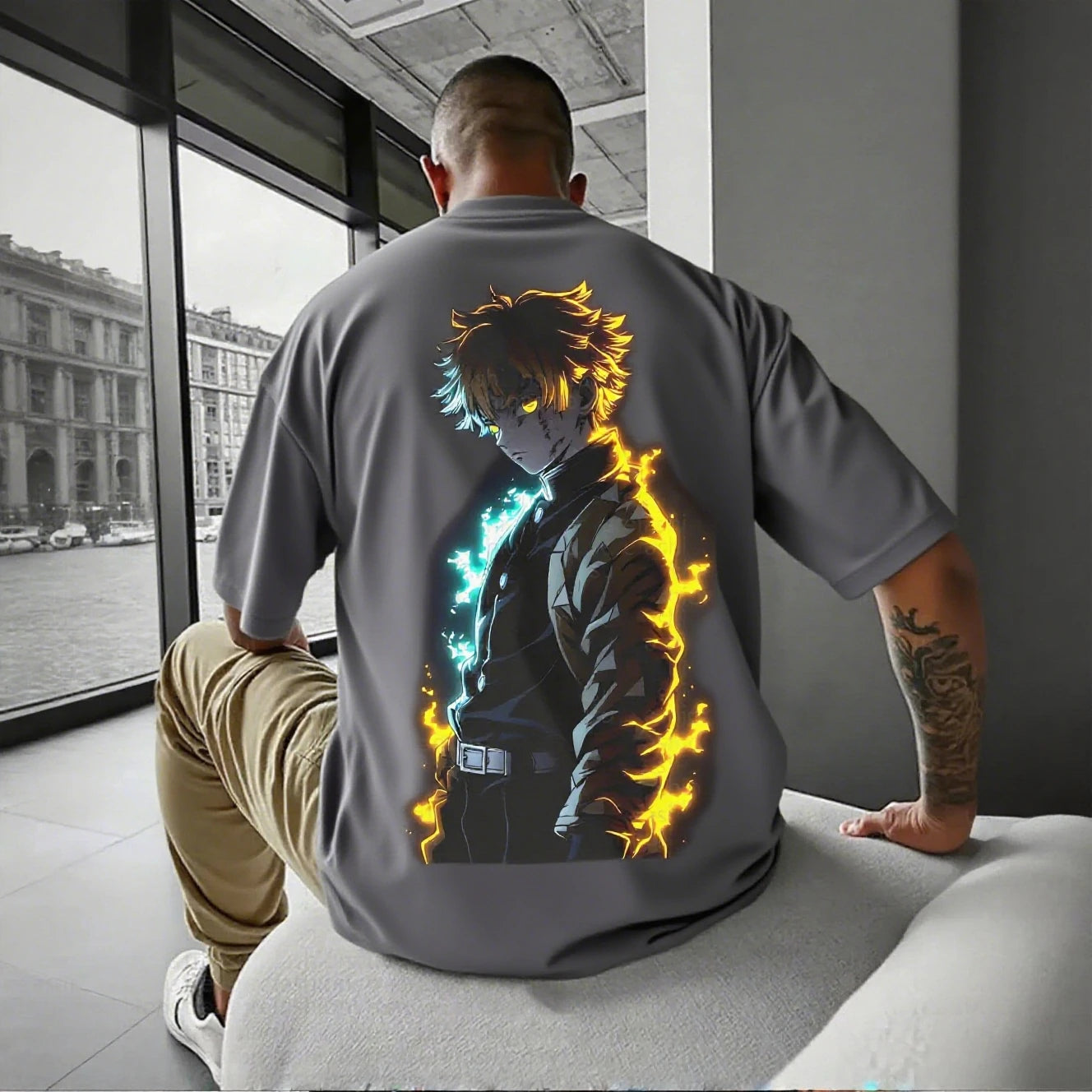 Zenitsu Thunder Breathing T-Shirt – Demon Slayer Anime