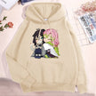 Demon Slayer Mitsuri & Obanai Couple Hoodie – Cute Anime Printed Pullover (Unisex Autumn/Winter Streetwear 2025)