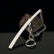9cm Demon Slayer Hashibira Inosuke Weapon Model Keychain for Men Enamel Mini Katana Metal Key Ring Fans Car Bag Decor Jewelry