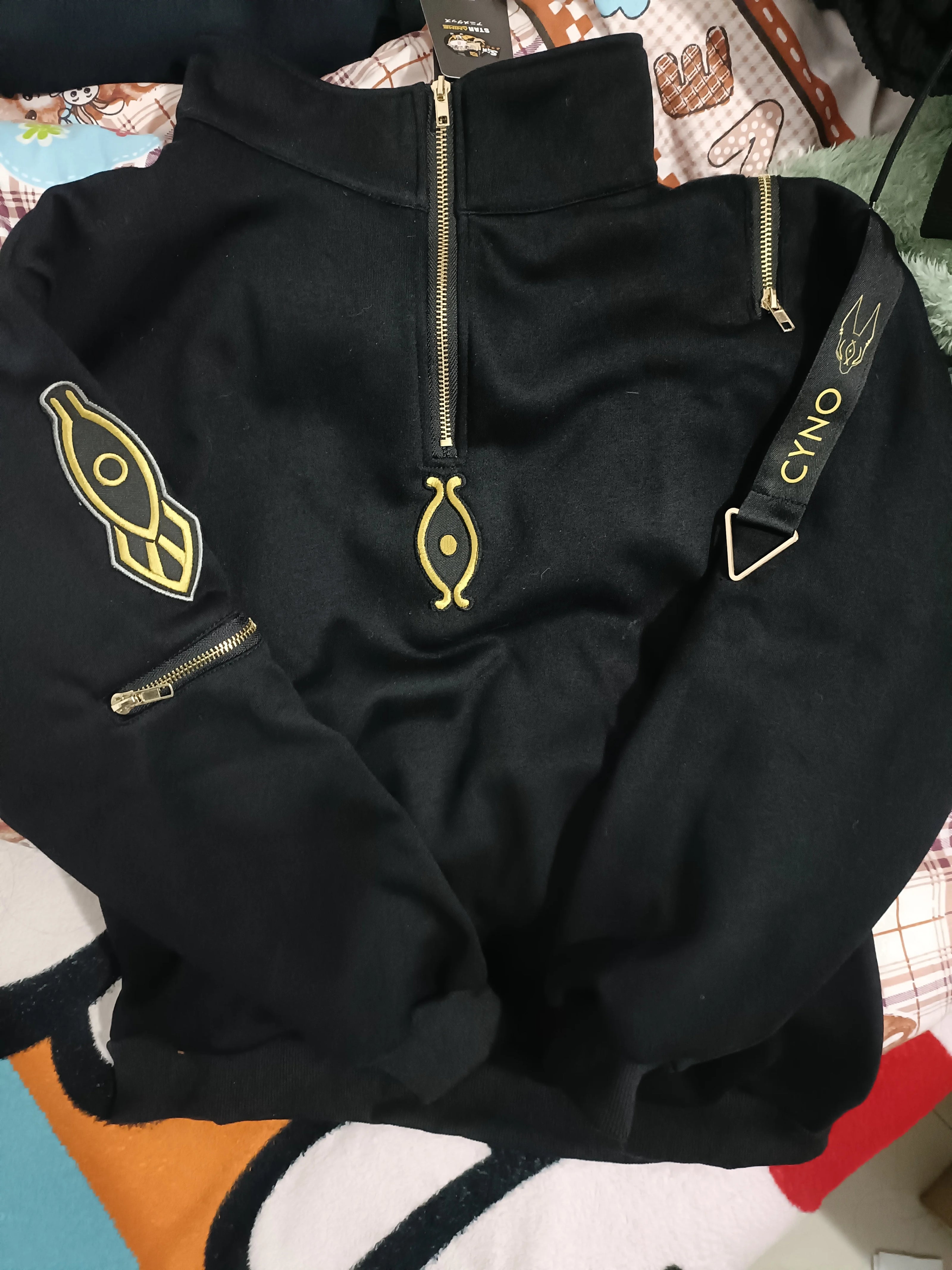 Anime Genshin Impact Cyno Cosplay Cool Hooded Coat Harajuku Casual Hoodies Sweatshirt Springs Autumn Unisex Loose Jacket Pants