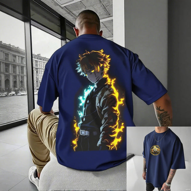 Zenitsu Thunder Breathing T-Shirt – Demon Slayer Anime