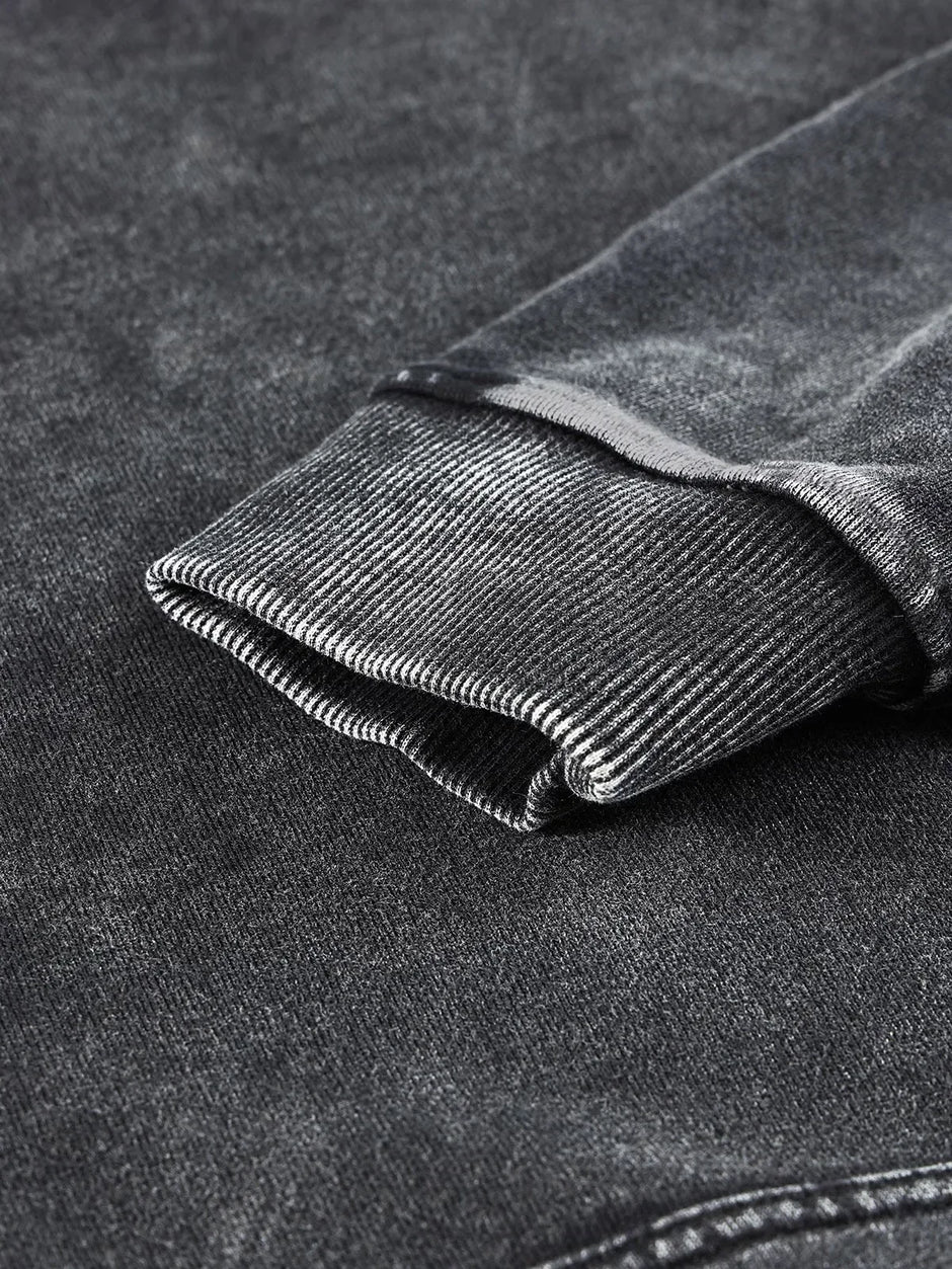 Demon Slayer Vintage Inosuke Hashibira Hoodie – Unisex Washed Oversized Pullover (Y2K Harajuku Streetwear 2025)