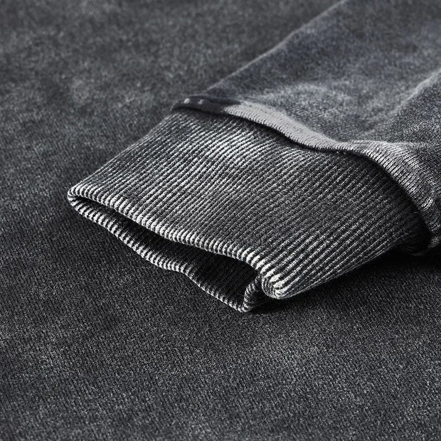 Demon Slayer Vintage Inosuke Hashibira Hoodie – Unisex Washed Oversized Pullover (Y2K Harajuku Streetwear 2025)