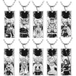 Demon Slayer Muichiro Tokito Pendant Necklace – Stainless Steel Mist Hashira Chain (Anime Jewelry for Fans & Collectors)