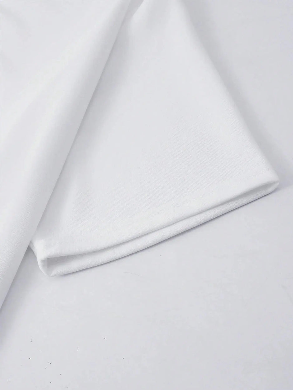 Rengoku Sword T-Shirt – Demon Slayer Flame Hashira (Black/White)