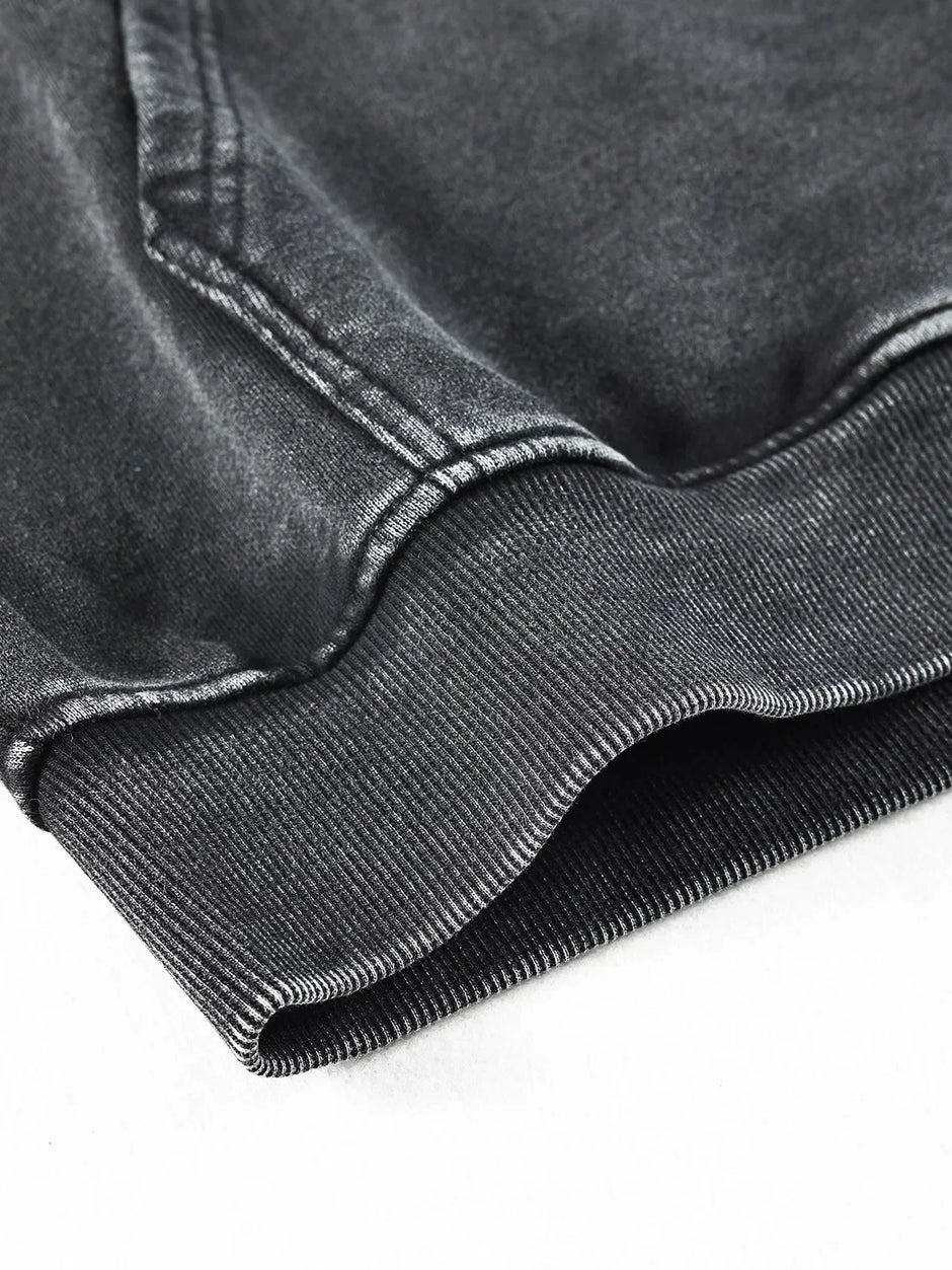 Demon Slayer Vintage Inosuke Hashibira Hoodie – Unisex Washed Oversized Pullover (Y2K Harajuku Streetwear 2025)