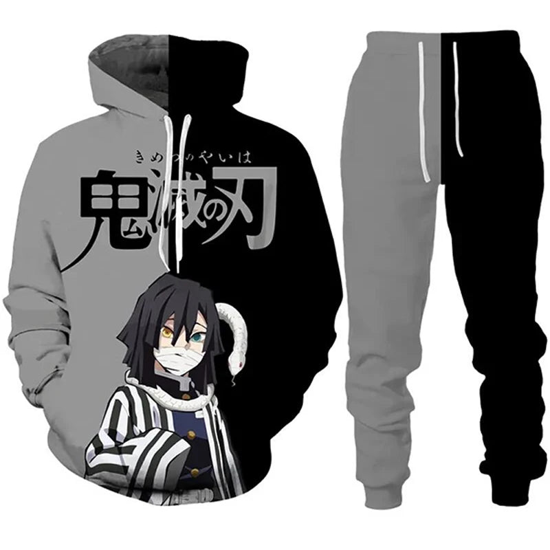 Demon Slayer Anime Hoodie – Unisex Autumn & Winter Pullover (Casual Streetwear Edition)
