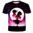 Demon Slayer Anime Men’s T-Shirt – Summer Harajuku Oversized Cartoon Tee (Tanjiro, Zenitsu, Giyu & Urokodaki Design)