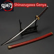 Demon Slayer 25cm Metal Katana Swords Toy Tanjirou Anime -Ghost Killer Cosplay Prop Weapon Cosplay Props Collection Home Decor