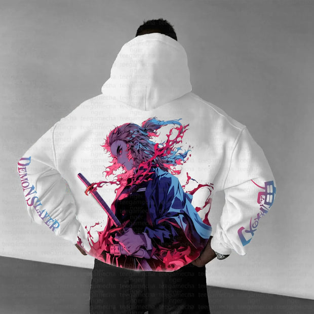 Rengoku Hoodie – Demon Slayer Flame Hashira Pullover