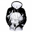High Street Anime Himiko Toga 3D Printed Hoodie Sweatshirts Men Women Fashion Casual Pullover My Hero Academia Harajuku Hoodies