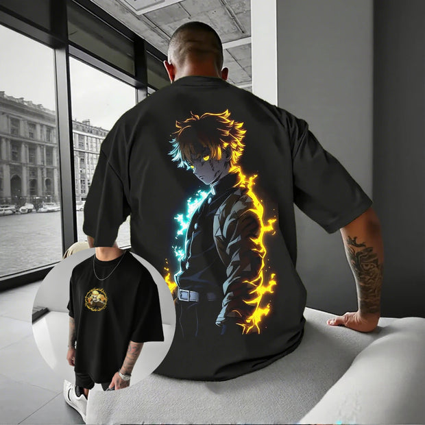 Zenitsu Thunder Breathing T-Shirt – Demon Slayer Anime