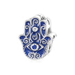 Pendant Fatima's Hand Nazar Eye Solid 925 Sterling Silver Dangle Charm Protection Pendant Women Summer Fine Jewelry